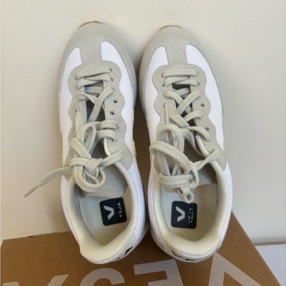 Veja Rio Branco Alveomesh Size 8 Eu 39 White Pierre Natural Womens Sneakers NWB - Picture 7 of 11